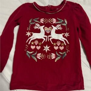 Carter's long sleeve girl Christmas top